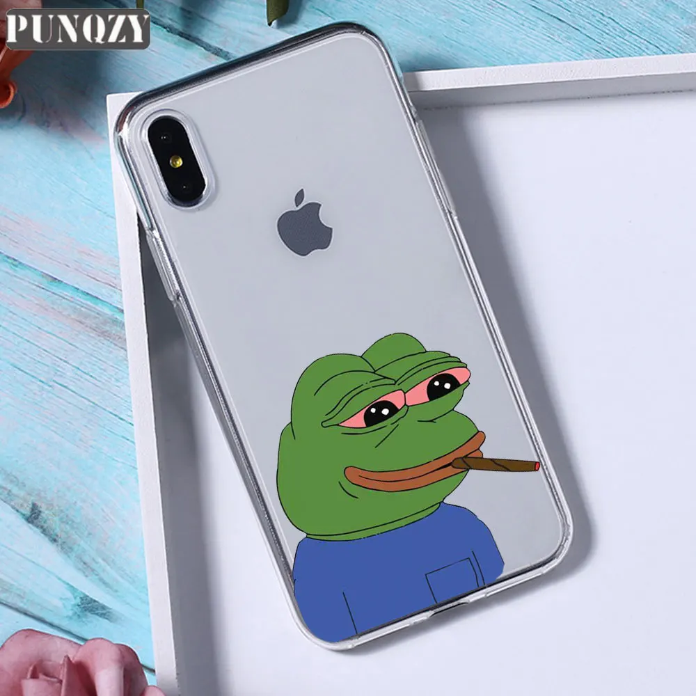 TPU A388 Забавный чехол для телефона Pepe The Frog Happy Cry fees Good Man для iPhone 11 pro max 6 6S 8 7 Plus 5 5S X XR XS MAX силиконовый чехол из ТПУ - Цвет: TPU A388