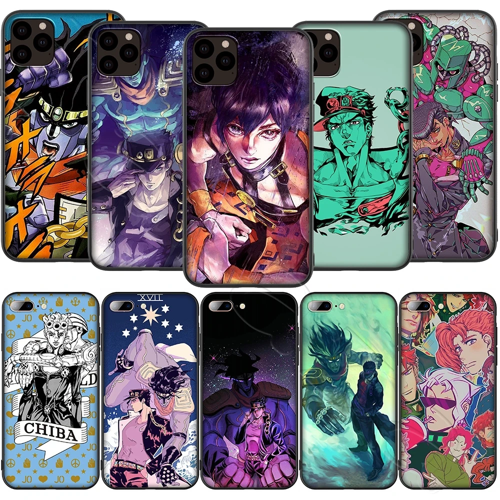 Мягкий силиконовый чехол Lavaza JoJo с невероятными приключениями для iPhone 12 Mini 11 Pro XS Max