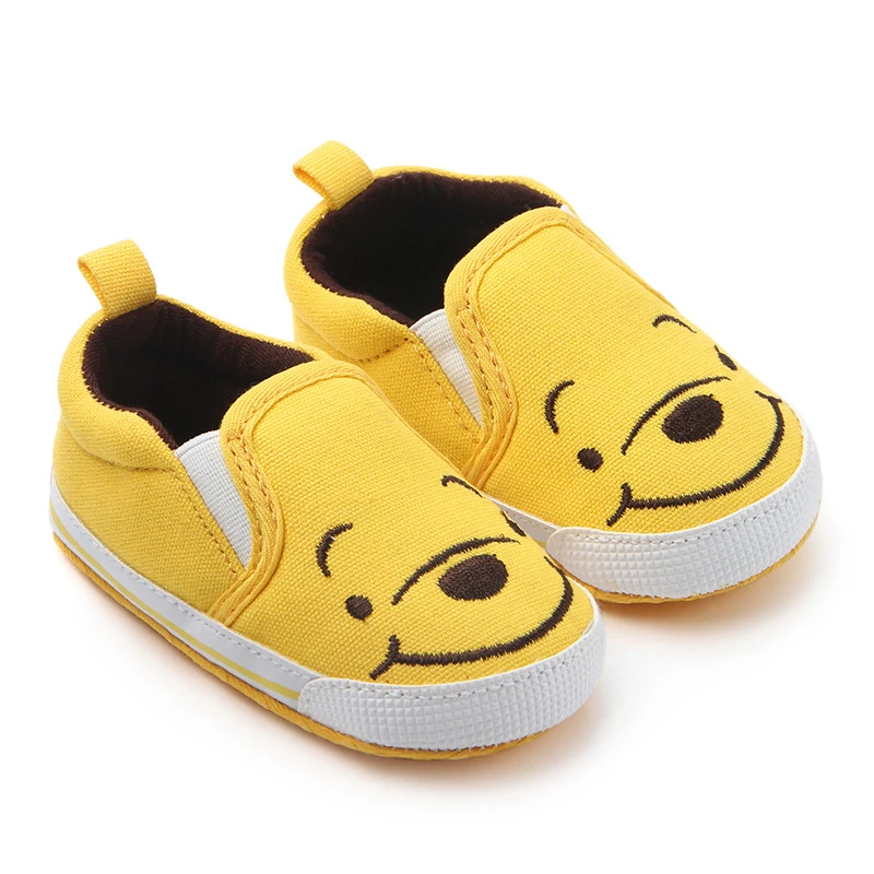 0-18 месяцев; парусиновая обувь для маленьких мальчиков и девочек с героями мультфильмов; Мокасины с мягкой подошвой; обувь для малышей; нескользящая детская обувь