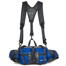 Pacote da cintura saco com tiras de ombro caminhadas acampamento escalada ciclismo armazenamento tático saco lombar para a caça esqui pesca fitness