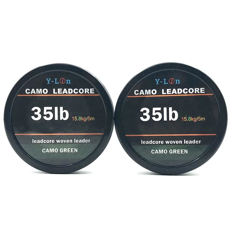 5 м 35 45LB рыболовная леска Leadcore камуфляжная плетеная для карпа волос свинцовая