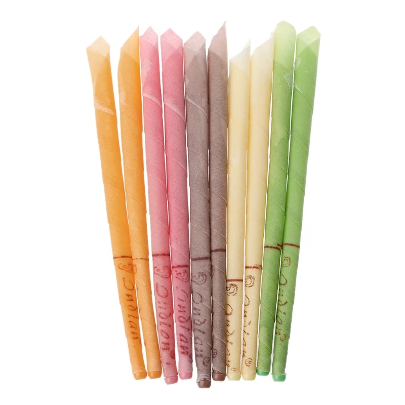 10Pcs Ear Wax Cleaner Removal Indian Coning Fragrance Ear Candles Healthy Care X5XC 10Pcs Ear Wax Cleaner Removal Indian Coning Fragrance Ear Candles Healthy Care X5XC
