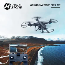 Holy Stone HS120D gps Радиоуправляемый Дрон 150 м wifi FPV 1080p HD камера Запись голоса Tapfly большой радиус действия с Follow Me RC Квадрокоптер 300 м