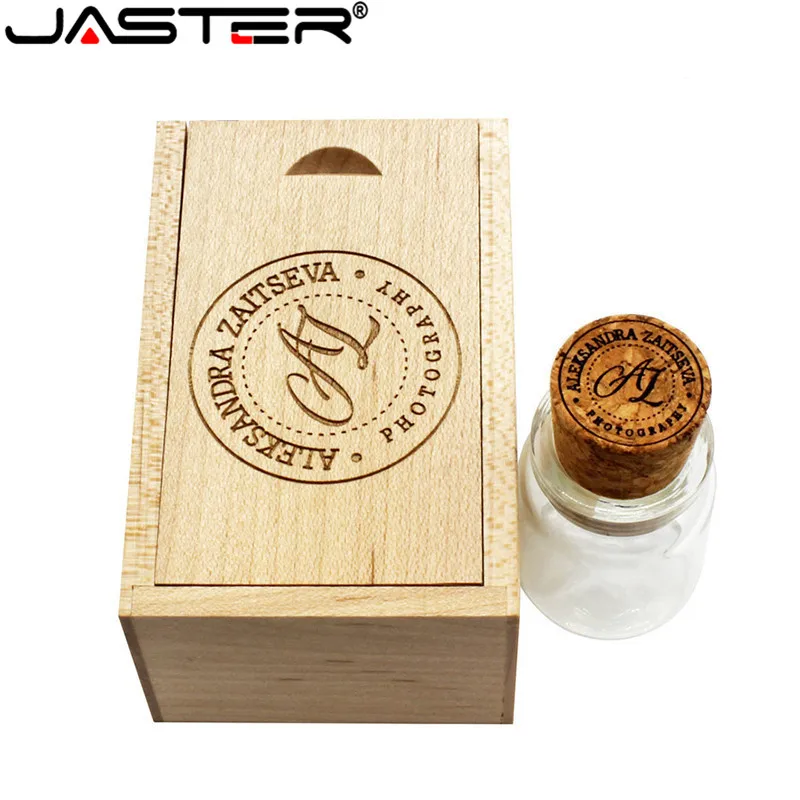 JASTER деревянная пробка дрейфующая Бутылка usb2.0 флэш накопитель Флешка 4 ГБ 16 32 64 Гб