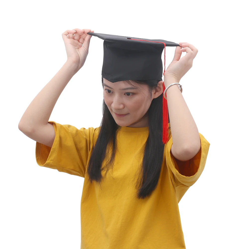 School Graduation Party Tassels Cap Mortarboard University Bachelors Master Doctor Academic Hat