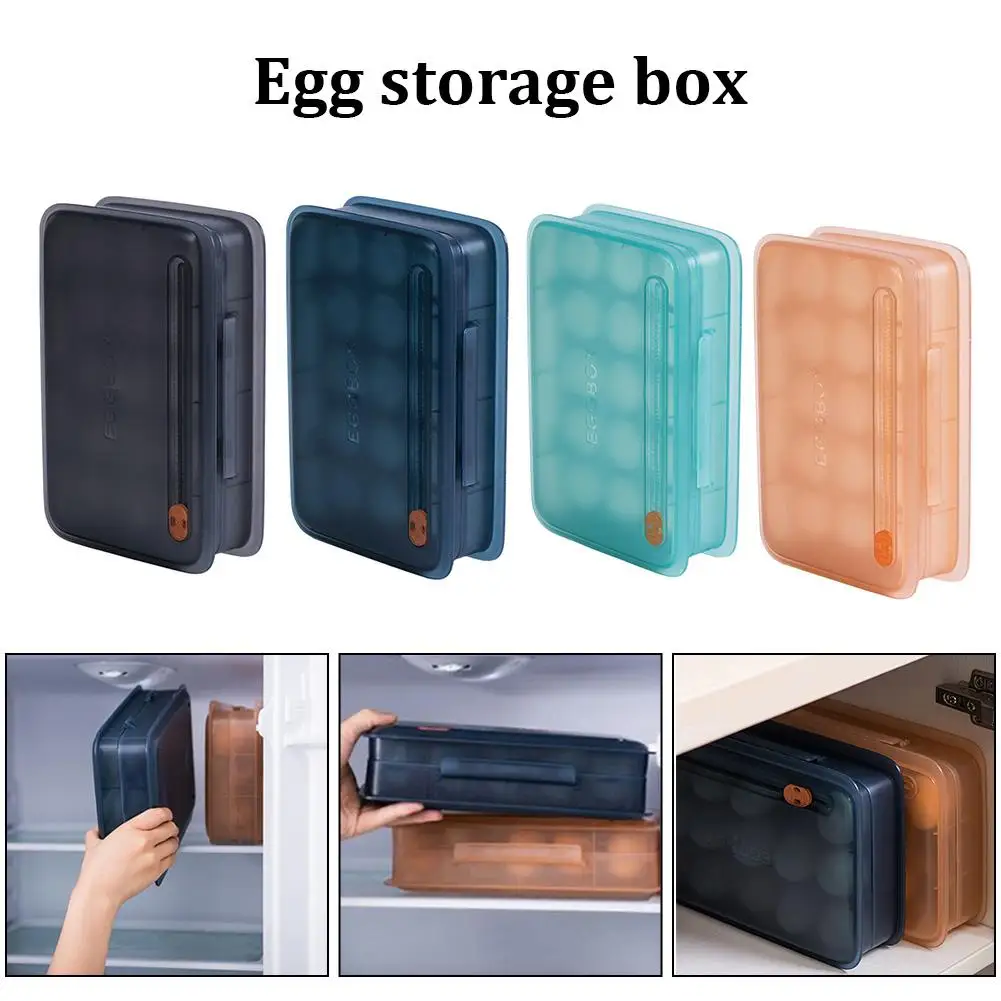 

Kitchen Vertical Egg Storage Box Kitchen Compartment With Lid Egg Tray Rack Refrigerator Egg Storage Box Egg Bracket Egg Tools