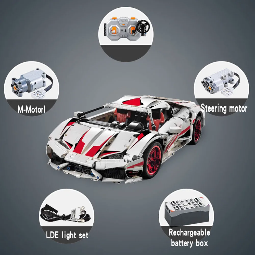 Строительные блоки с дистанционным управлением совместимые legoed bricks technic blocks