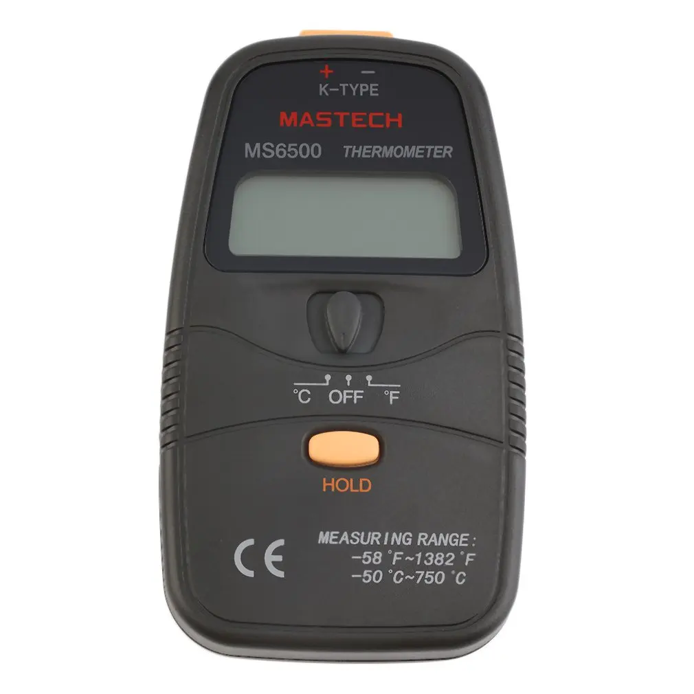 Горячие MASTECH MS6500 ручной k-тип lcd Цифровой термометр Ttemperature по всему миру магазин