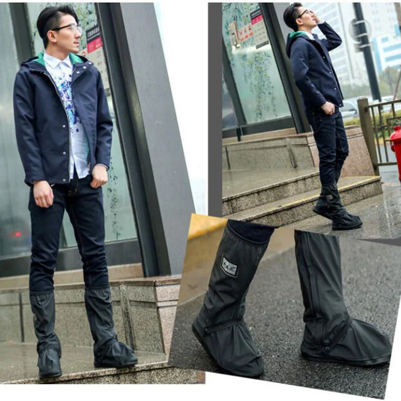 Водонепроницаемые чехлы для обуви с высоким берцем мотоциклетная обувь езды на