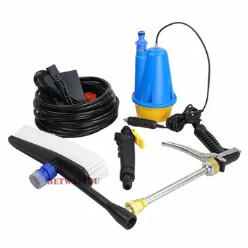 

80W Portable Electric Car Washing Machine Pressure Water Pump Water Gun 12V Car Washer
