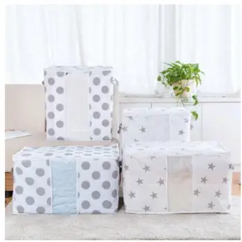 

Non-woven Clothing Large Storage Bag Organizer Underwear Bag Sundries Organizer Portable Container Storage Case