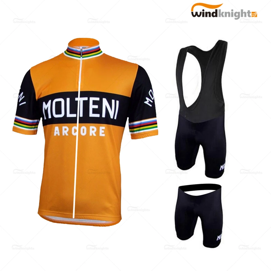 black and orange cycling jersey
