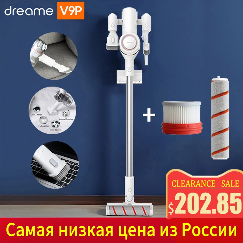  2019 Xiaomi Wireless Cyclone Filter Dreame V9 Handheld Cordless Mi Carpet Sweep Dust Collector home