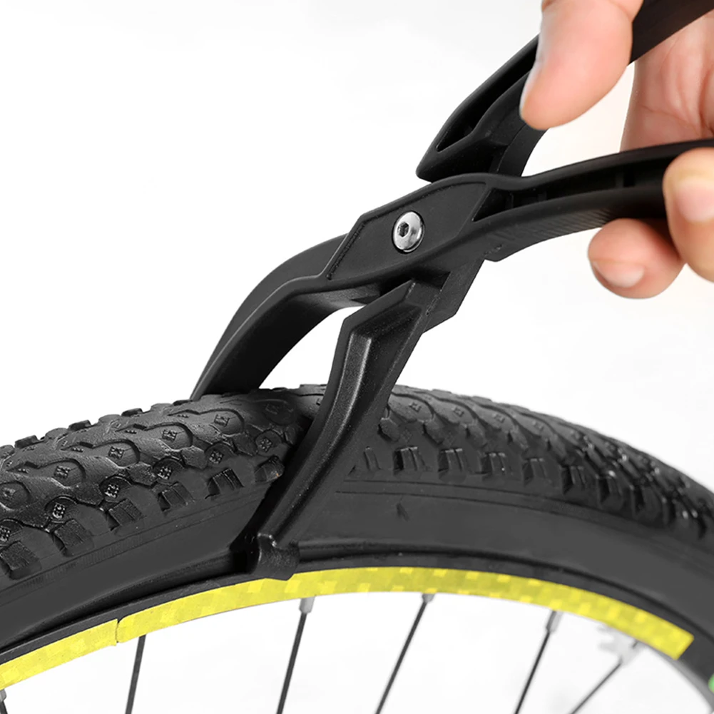 Bicycle Tire Pliers Clamp with 6 Glue Free Tire Patches Set Outdoor
