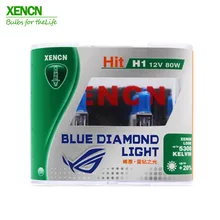 XENCN H1 12 в 80 Вт 5300 к синий Алмазный светильник автомобильный головной светильник УФ-фильтр галогенная супер белая головная лампа для lacetti bmw x5 astra 2Pos
