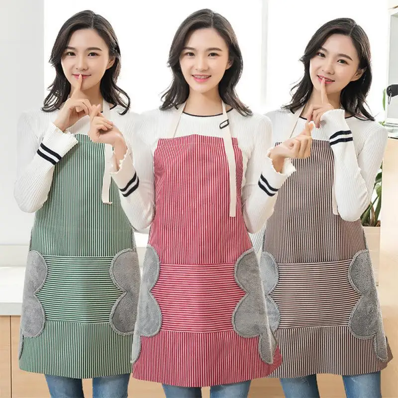 Cooking Kitchen Apron Women Men Adjustable Cotton Linen High-grade Kitchen Apron For Cooking Baking Accessories Dropshipping