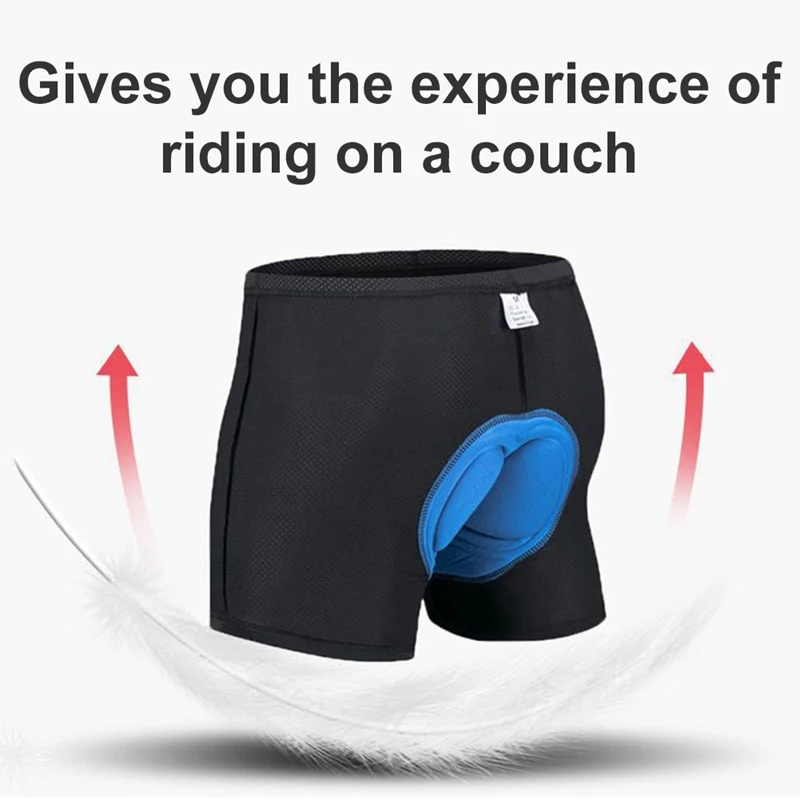 

Unisex Bicycle Cycling Pants Cosplay Comfortable Underwear Sponge Gel 3D Padded Bike Short Pants Cycling Shorts Men's Sportswear