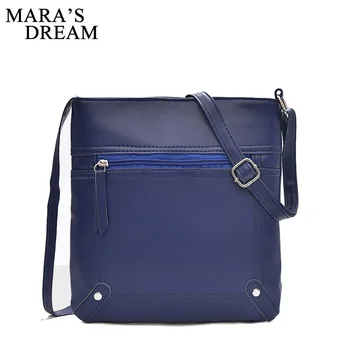 

Mara's Dream 2019 New Solid Color Shoulder Diagonal Female Bag Zipper Fashion Casual Retro Envelope Bag