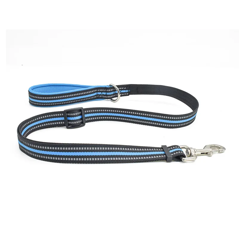 Nylon Pet Dog Collar Reflective Breathable Mesh Dog Collars and Leash Set Small Medium Large Dog Training Rope Puppy Collar 