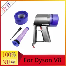 

Accesorios para dyson v8, caja de polvo del motor, piezas de repuesto de filtro hepa para robot aspirador