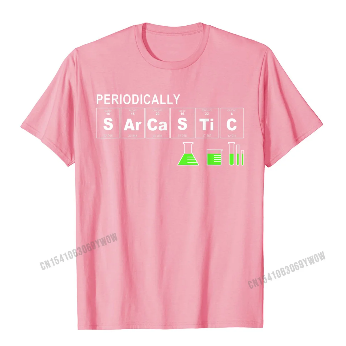 Crazy Pure Cotton cosie Tops Tees Wholesale Short Sleeve Men's T Shirt Casual Lovers Day Tees O-Neck Free Shipping Periodically Sarcastic Funny Science Sayings Novelty Gift T-Shirt__102 pink