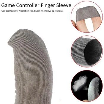 

1/2Pcs Mobile Finger Sleeve Touch Screen Game Controller Sweatproof Gloves