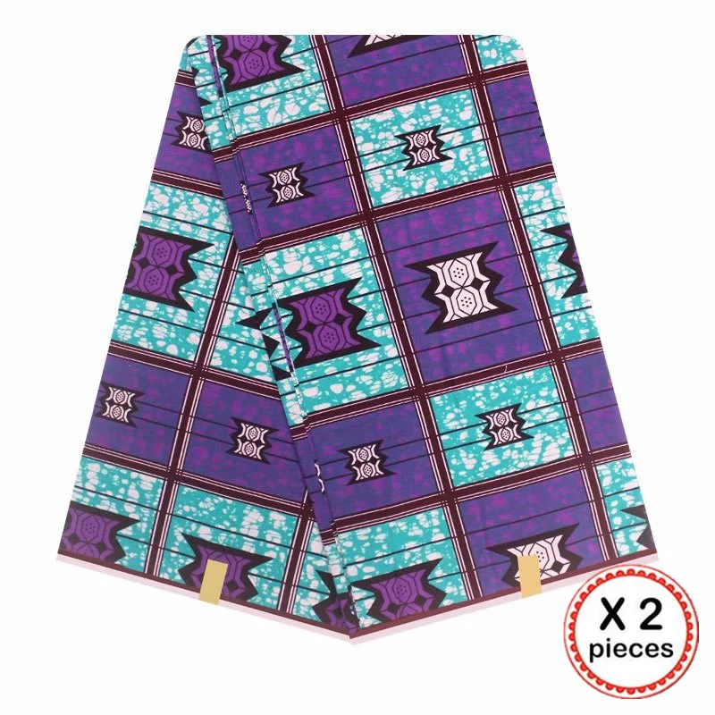 Африканская ткань с восковым принтом, хлопковая ткань для шитья, Анкара, африканская ткань, 12 ярдов, Нигерия, Гана, свадебная одежда, платье 91719