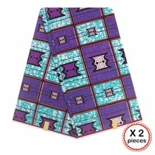 Африканская ткань с восковым принтом, хлопковая ткань для шитья, Анкара, африканская ткань, 12 ярдов, Нигерия, Гана, свадебная одежда, платье 91719