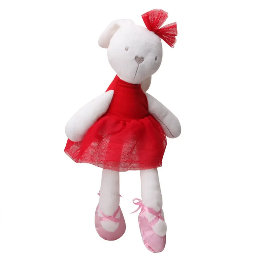 

New Children Stuffed Toys Rabbit baby Sleeping Doll Bunny plush ballet skirt baby doll for Boys Girls Chirdren Birthday Gift