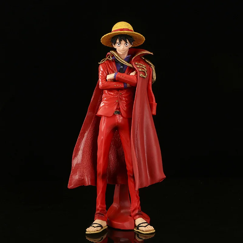 

ONE PIECE Monkey D. Luffy with Red Cloak Action Figure Ornament Model Toys