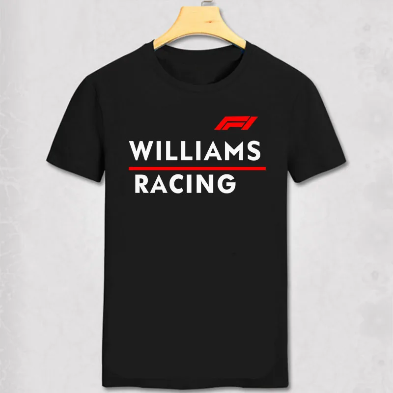 

WILLIAMS RACING T SHIRT F1 RACING GRAND PRIX KUBICA WILLIAMS T-SHIRT MOTO Race Tee Shirt Car race cotton t shirt outwear tee