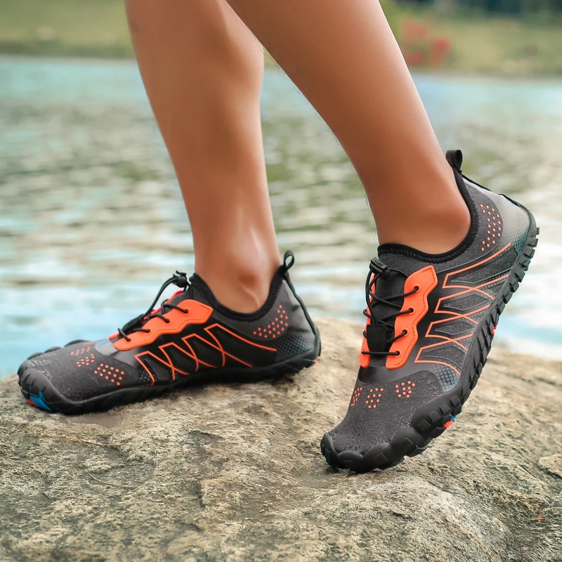 Лев крик быстросохнущая походная обувь Летняя мужская водонепроницаемая обувь сетчатые пляжные уличные сандалии для прогулки Треккинговая обувь 39-50
