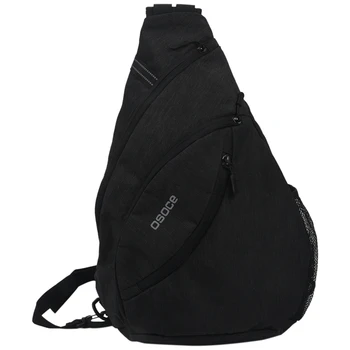 

OSOCE Unisex Chest Pack Hit Color Single Shoulder Strap Back Bag Crossbody Bags for Women Men Sling Shoulder Bag Travel Sport