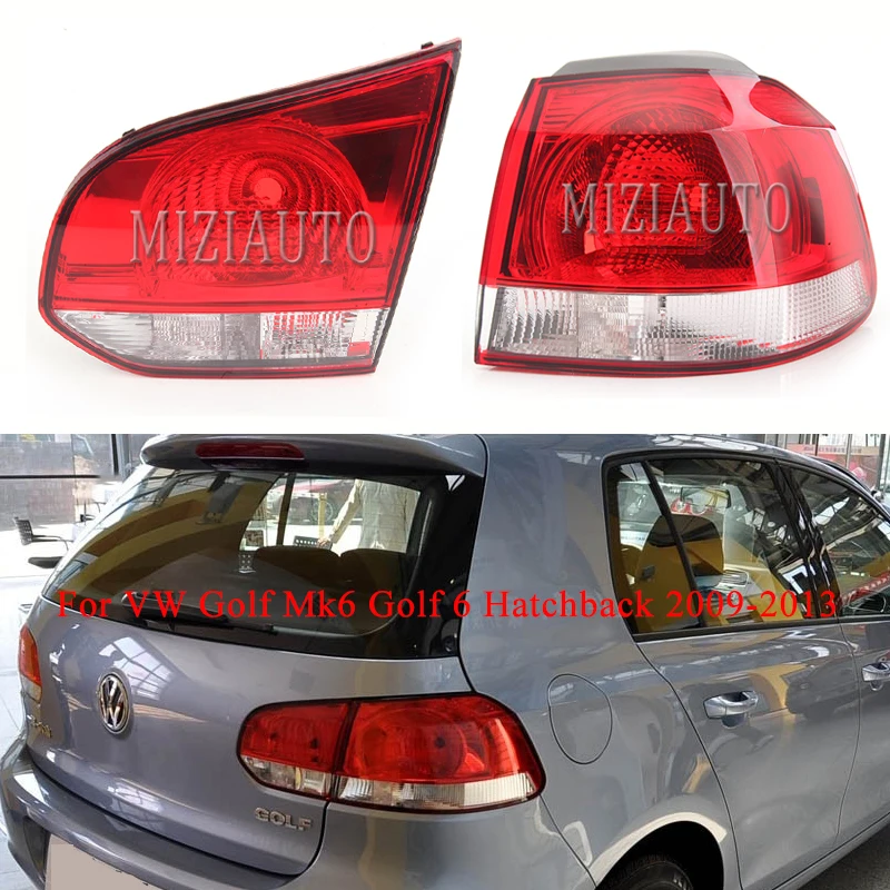 Для VW Golf Mk6 Golf 6 Хэтчбек 2009-2013 задний светильник левый/правый Предупреждение светильник хвост светильник s в сборе тормозной светильник противотуманная фара