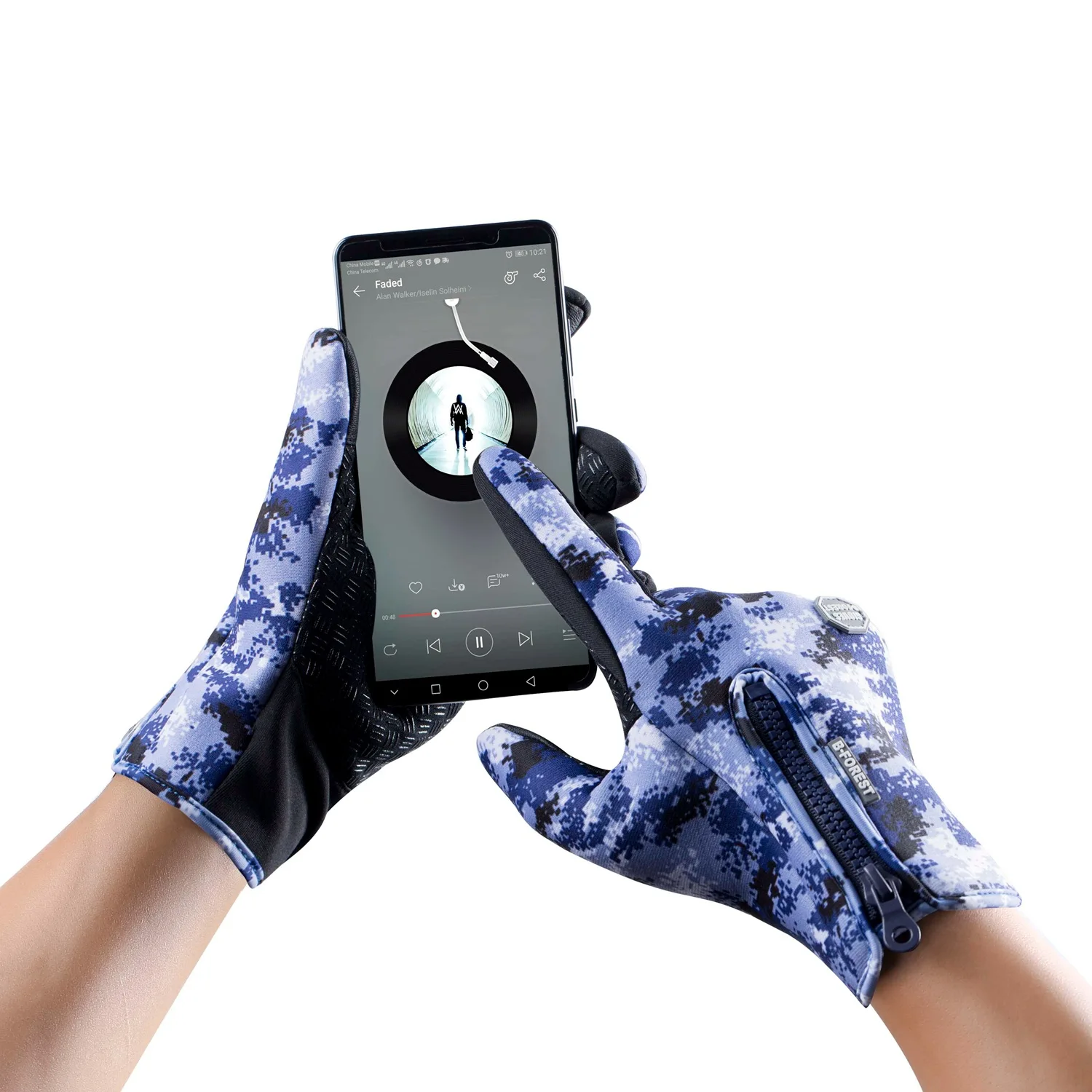 

Outdoor winter riding waterproof touch screen gloves fleece windproof warm sports ski mountaineering equipment bicycle gloves