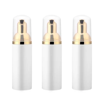 

3 Pcs/set 60ml Plastic Foamer Pump Bottle Empty Cosmetic Bottle Facial Cleanser Wash Liquid Soap Foam Bottles
