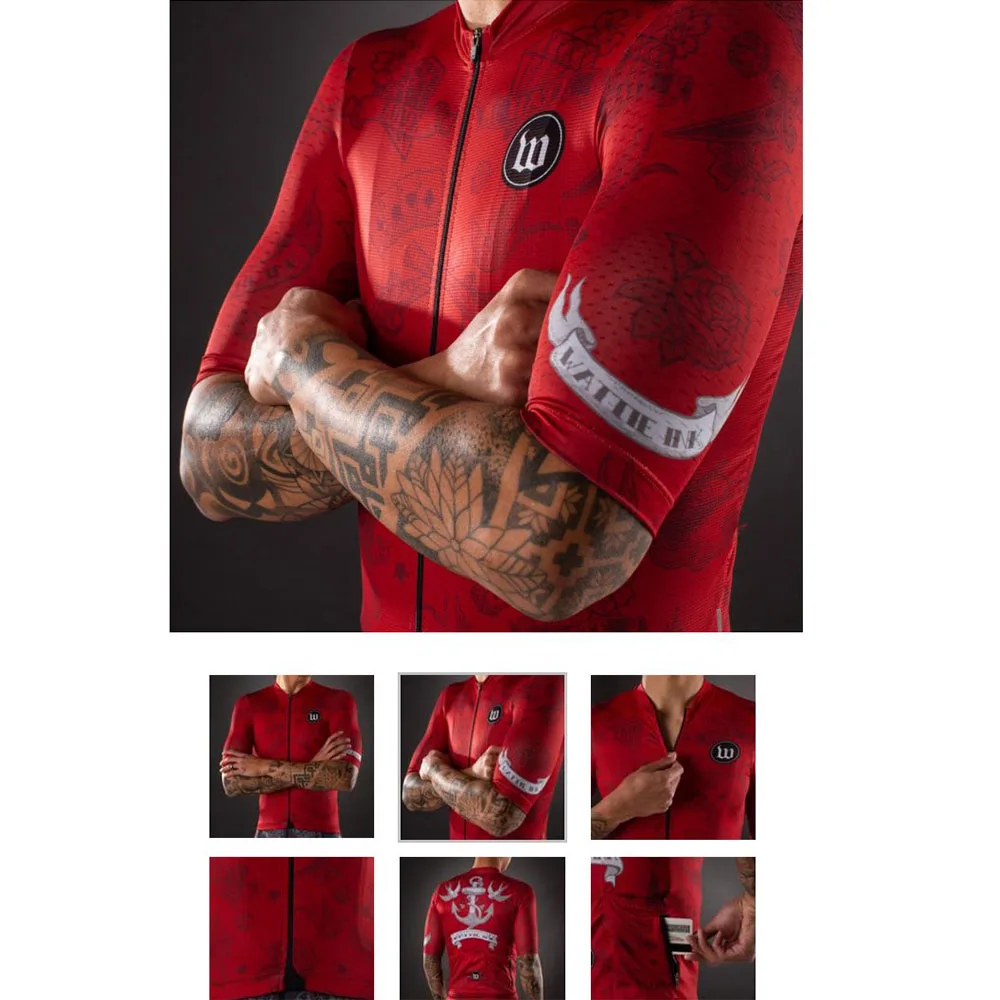jersey Wattie ink, рубашки для велоспорта,, Джерси, летние топы для велоспорта, одежда, maillot traje ciclismo hombre wielerkleding heren, комплекты zomer - Цвет: jersey
