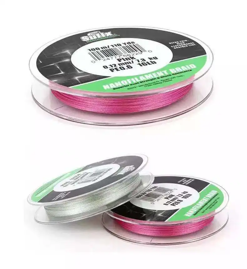 2021 New Original Nanobraid Nanofilament Braid Soft 100M Wire Strong PE  Lure Fishing Line