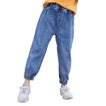 

Girls Jeans Loose Casual Girl Jeans Beam Foot Children's Jeans For Girls Autumn Children's Jeans Clothes For Girls 6 8 10 12 14