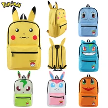 Sac à dos pokémon pour garçons, fournitures scolaires, Pikachu, Eevee, dessin animé, papeterie, cadeaux d'anniversaire 