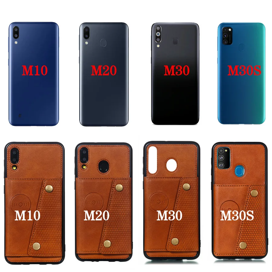 Держатель для карт, кошелек, чехол для телефона samsung Galaxy M30 M20 M30s M10 Etui из искусственной кожи, задняя крышка-подставка, чехол для samsung M30