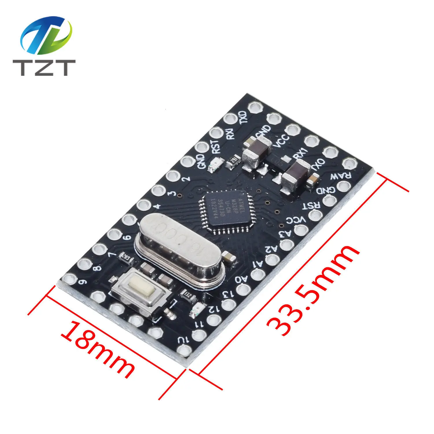 Carte Arduino Pro Mini 3.3V 8MHz Avec ATMega328 - Version 3.3V, Neuve