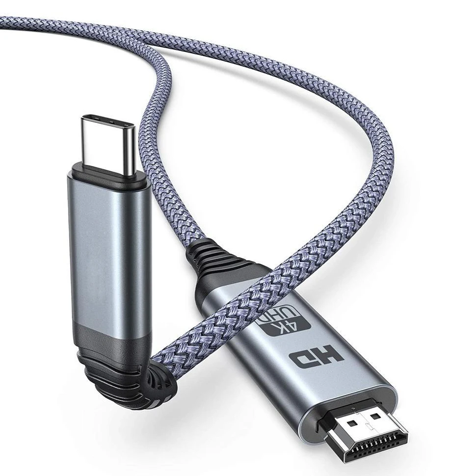 Кабель Thunderbolt USB-C для HDMI 4K 60 Гц 2 м USB 0 Type C кабель MacBook macbook pro Dell XPS 13 15 | Электроника