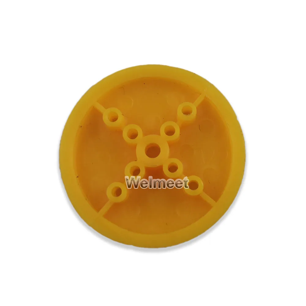 DIY 로봇 장난감 자동차 모델 변형을 위한 10pcs 36mm 동기식 벨트 플라스틱 풀리 휠