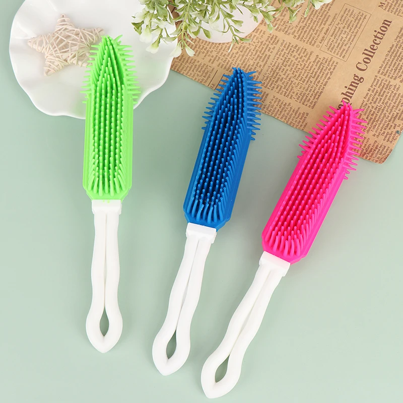Dog Cat Hair Bath Brush Comb Soft Silicone Sticky Hair Tool Massage Tool For Pet