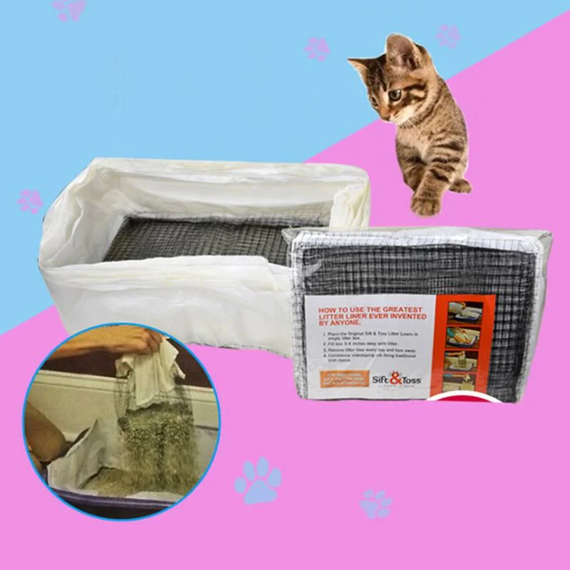 10pcs/lot Reusable Cat Mat Pad Bed Feces Filter Cats Sifting Tray