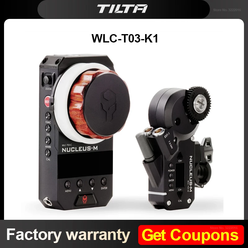 TILTA WLC-T03-K1 Nucleus-M Wireless follow focus Lens Zoom Control Fiz Hand Unit Motor 350M transmission for Aerial photo | Электроника