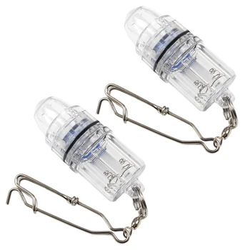 

2Pcs/Lot 10Cm Deep Seawater Fishing Light Attracting Fish Lamp Ocean Boat Fishing Tackle