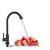 Matt black Single Cold kitchen faucet swivel kitchen  tap, Europe style total sink tap 304 stainless steel ► Photo 2/6