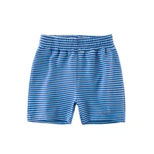 Брюки для мальчиков в полоску; коллекция года; летняя одежда; модные детские шорты; Детские шорты в Корейском стиле; детская одежда; INS